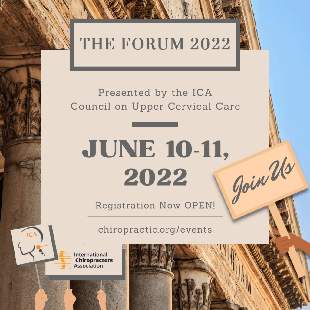 ICA Upper Cervical Council – The Forum 2022