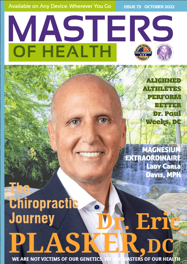 Dr. Eric Plasker on the cover of Masters of Health Magazine